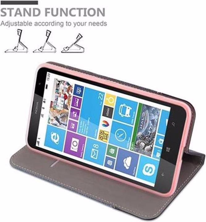 Actual product image Cadorabo Book Jeans Optics Cover (Nokia Lumia 1320)