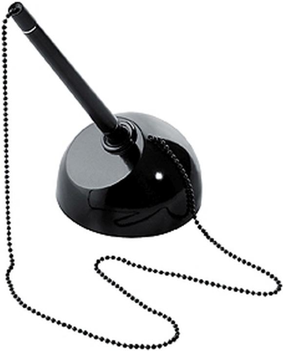 Helit Kugelsch.ständer mKette schwar (Schwarz, 1 x)