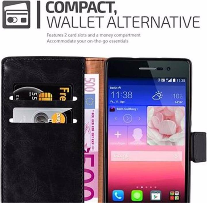 Actual product image Cadorabo Book Luxury Cover (Huawei Ascend P7)