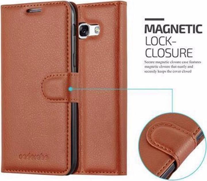 Actual product image Cadorabo Book with stand function cover (Samsung Galaxy A5 (2017))