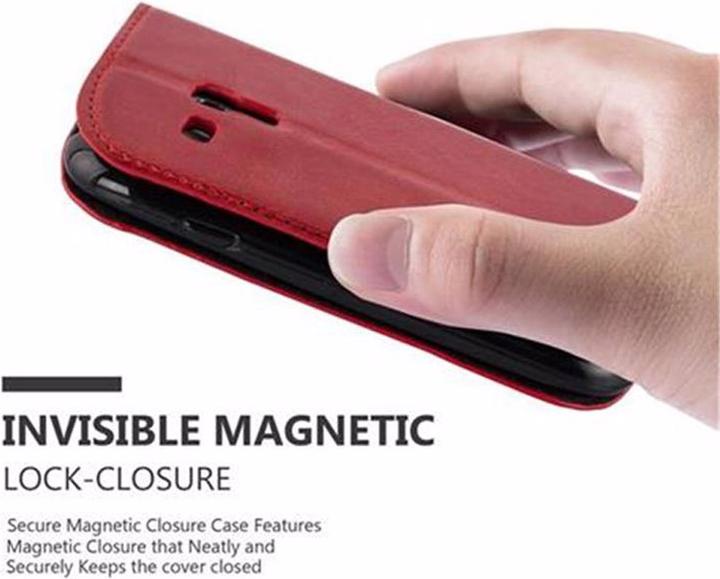 Productafbeelding Cadorabo Boek Onzichtbare Magneethoes (Samsung Galaxy S3 Mini)