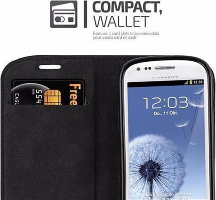 Productafbeelding Cadorabo Boek Onzichtbare Magneethoes (Samsung Galaxy S3 Mini)