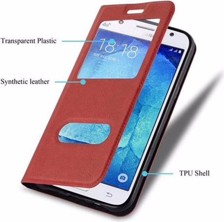 Produktbild Cadorabo Book mit View Doppelfenster Cover (Samsung Galaxy J5 (2015))