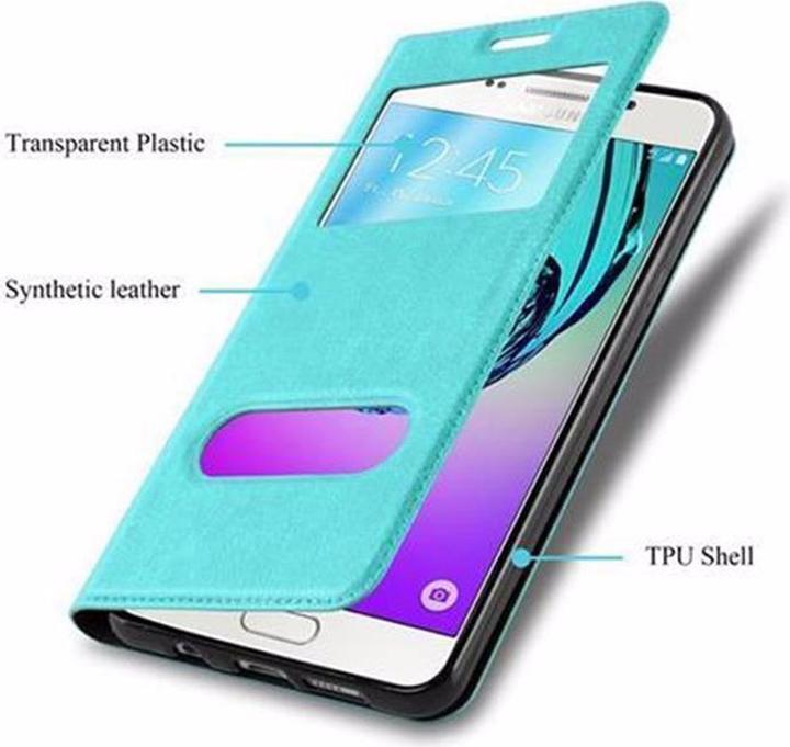 Produktbild Cadorabo Book mit View Doppelfenster Cover (Samsung Galaxy A3 (2016))