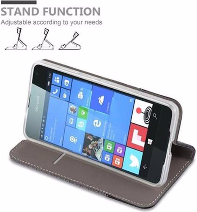 Produktbild Cadorabo Book Jeans Optik Cover (Microsoft Lumia 650)