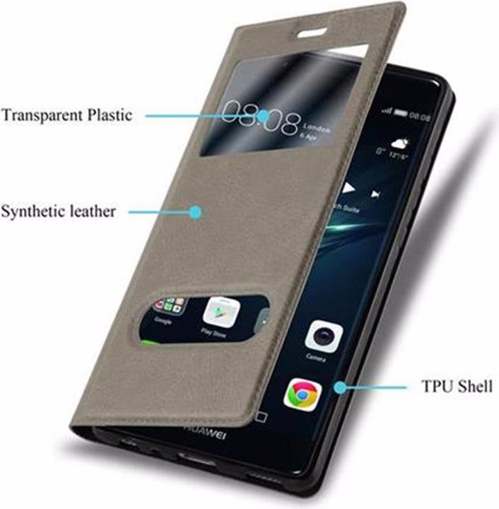 Productafbeelding Cadorabo Boek met Uitzicht Dubbele Raambedekking (Huawei P9)