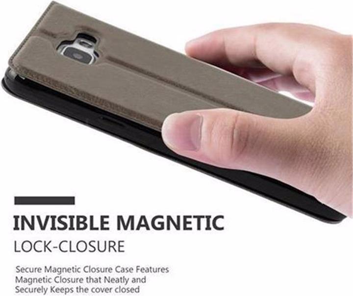 Actual product image Cadorabo Book with View double window cover (Samsung Galaxy A3 (2016))
