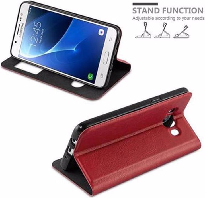 Actual product image Cadorabo Book with View double window cover (Samsung Galaxy J5 (2016))