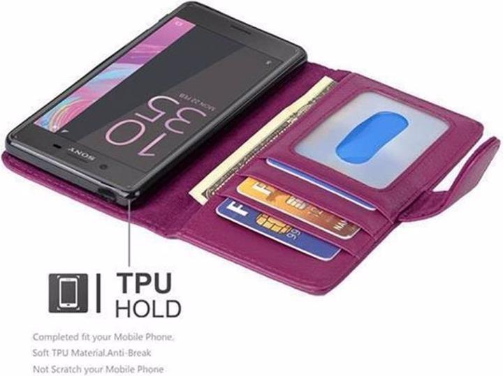 Image du produit Cadorabo Book avec 3 pochettes pour cartes Couverture (Sony Xperia X Performance)