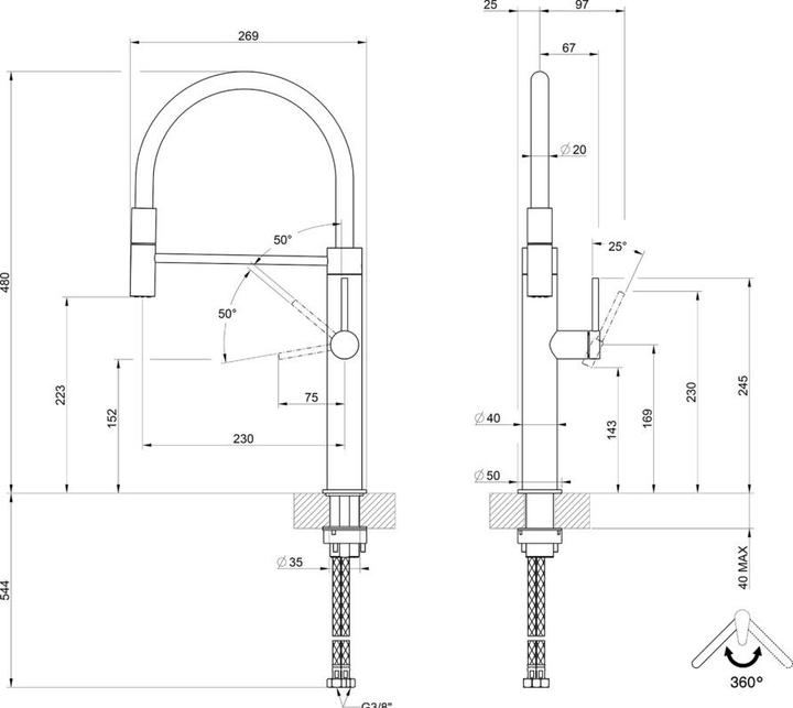 Immagine prodotto Gessi Rubinetti 316 Flessa