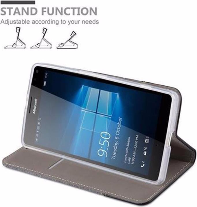Actual product image Cadorabo Book Jeans Optics Cover (Microsoft Lumia 950 XL)
