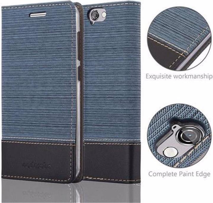 Image du produit Cadorabo Couverture look jeans Book (HTC One A9)