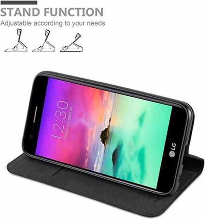 Actual product image Cadorabo Book Invisible Magnet Cover (LG K10)