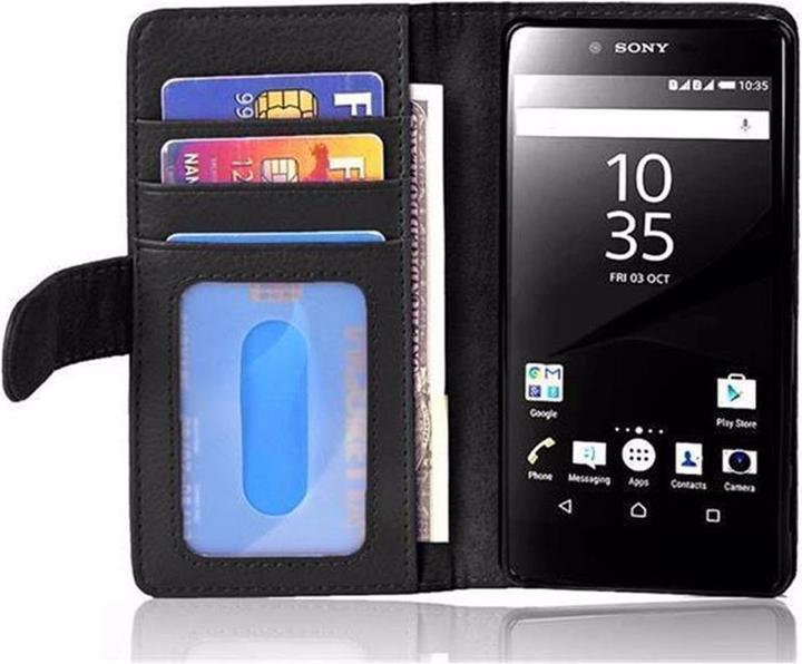 Image du produit Cadorabo Book avec 3 pochettes pour cartes Couverture (Sony Xperia Z5)