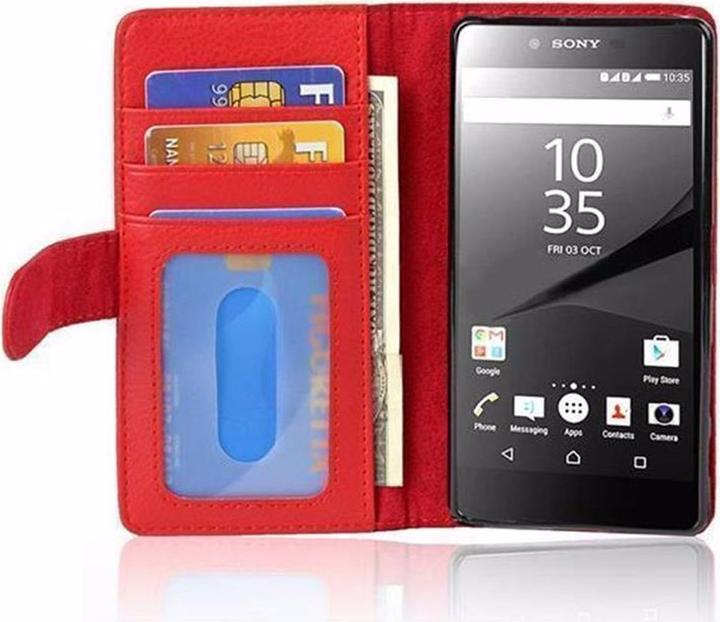 Immagine prodotto Cadorabo Libro con 3 slot per carte Copertina (Sony Xperia Z5)