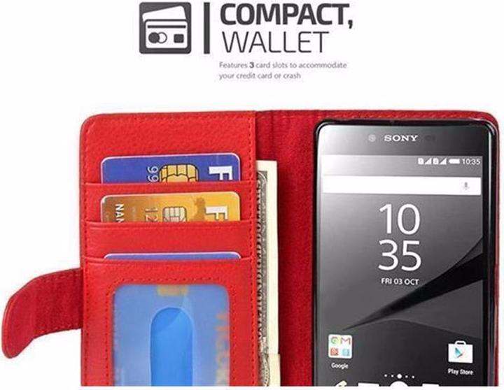Immagine prodotto Cadorabo Libro con 3 slot per carte Copertina (Sony Xperia Z5)