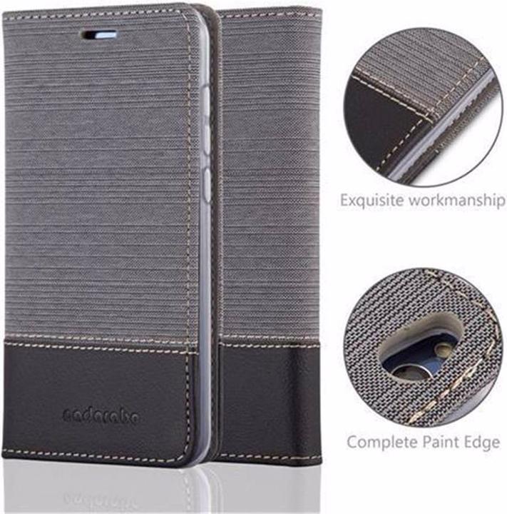 Produktbild Cadorabo Book Jeans Optik Cover (Huawei P8 Lite (2017))