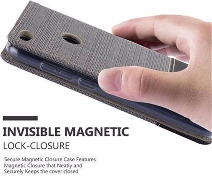 Produktbild Cadorabo Book Jeans Optik Cover (Huawei P8 Lite (2017))