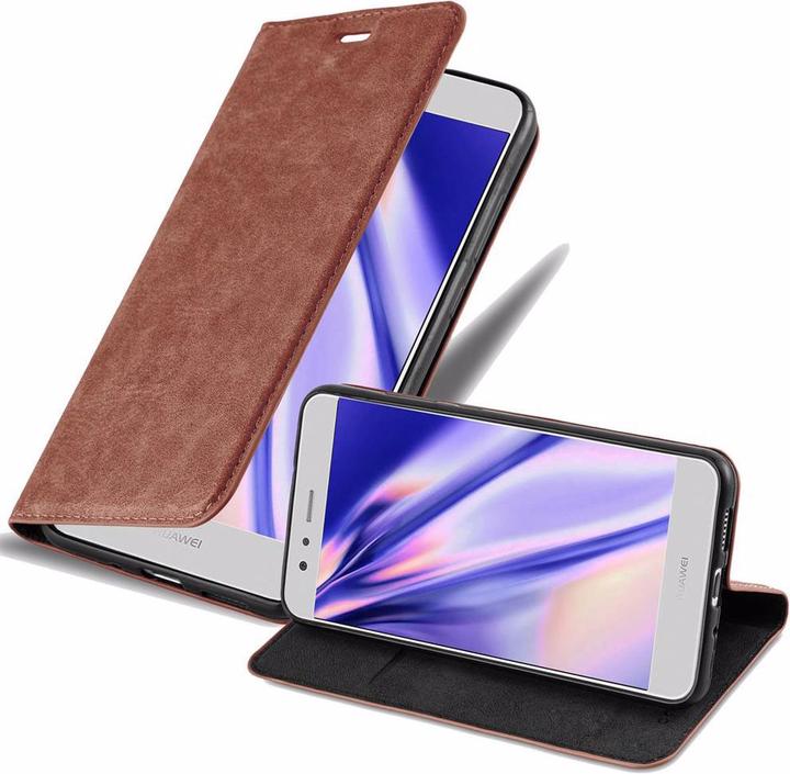 Actual product image Cadorabo Book Invisible Magnet Cover (Huawei P10 Lite)