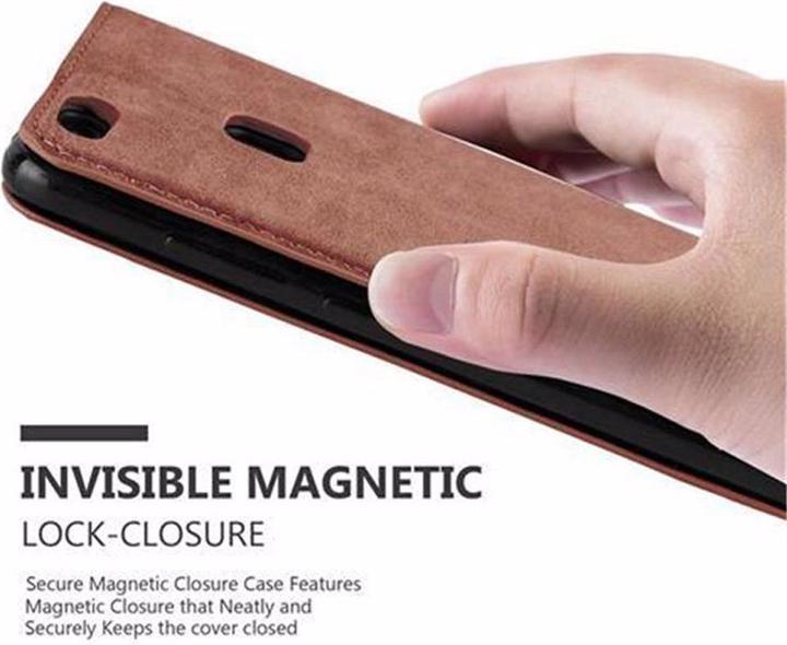 Actual product image Cadorabo Book Invisible Magnet Cover (Huawei P10 Lite)