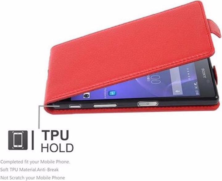 Productafbeelding Cadorabo Flip met structuurhoes (Sony Xperia X)