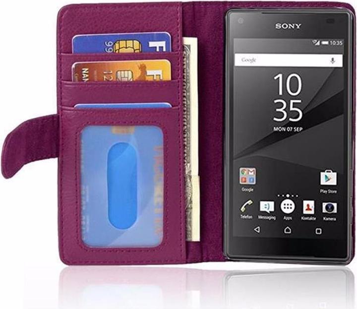 Actual product image Cadorabo Book with 3 card slots cover (Sony Xperia Z5 Compact)