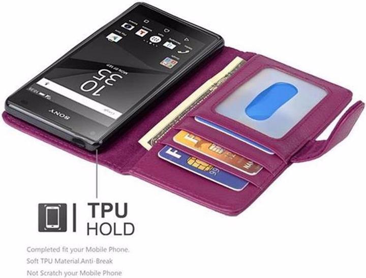 Actual product image Cadorabo Book with 3 card slots cover (Sony Xperia Z5 Compact)