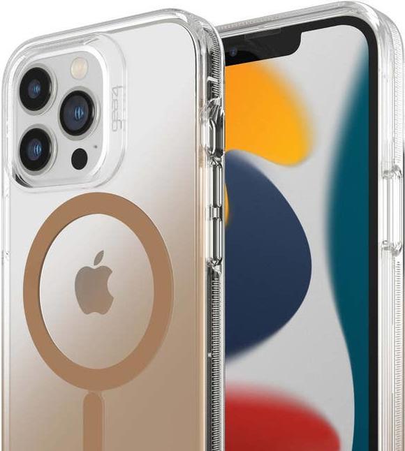 Produktbild gear4 Back Cover D3O Crystal Snap Milan iPhone 13 Pro Gold (Apple iPhone 13 Pro)