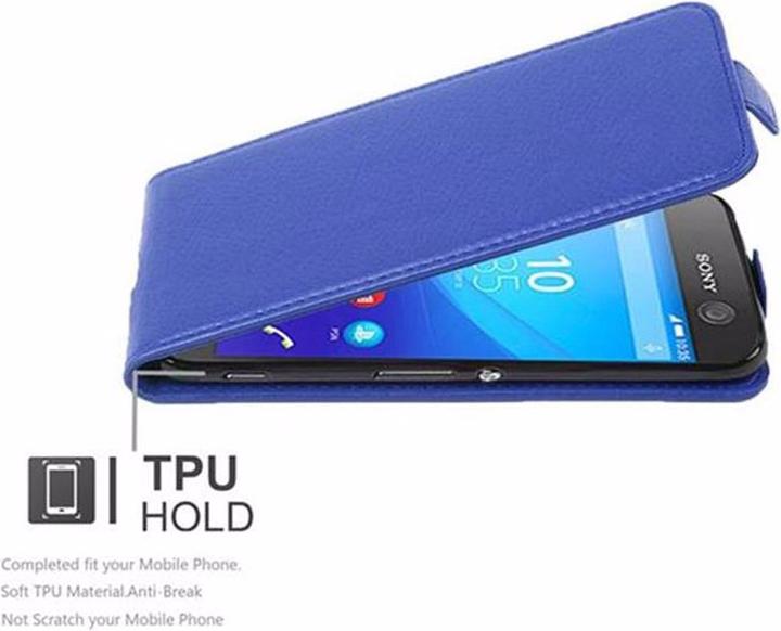 Actual product image Cadorabo Flip with structure cover (Sony Xperia M5)
