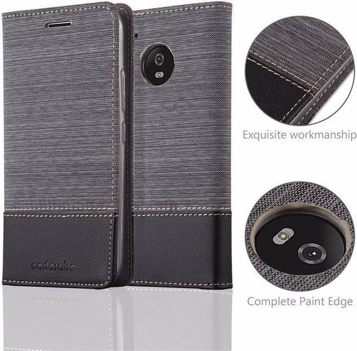 Image du produit Cadorabo Couverture look jeans Book (Motorola Moto G5 Plus)