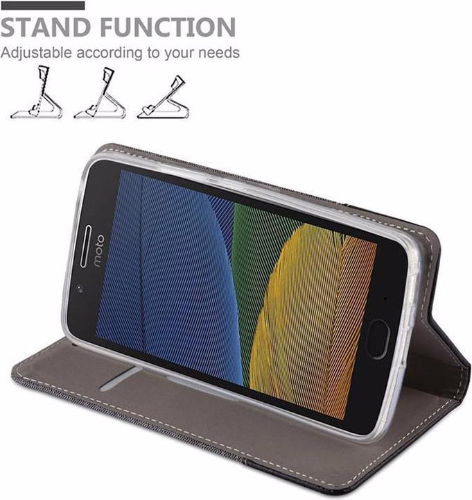 Image du produit Cadorabo Couverture look jeans Book (Motorola Moto G5 Plus)