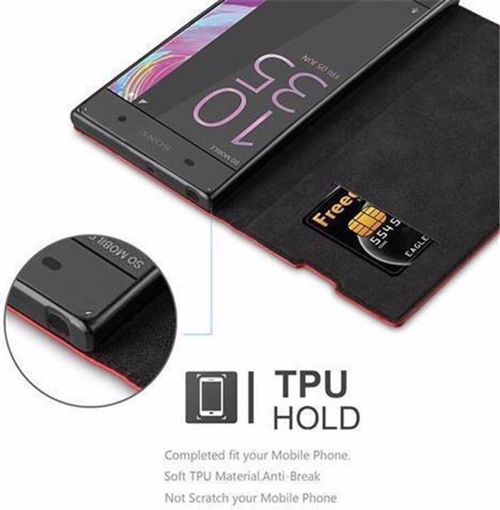 Actual product image Cadorabo Book Invisible Magnet Cover (Sony Xperia XA)