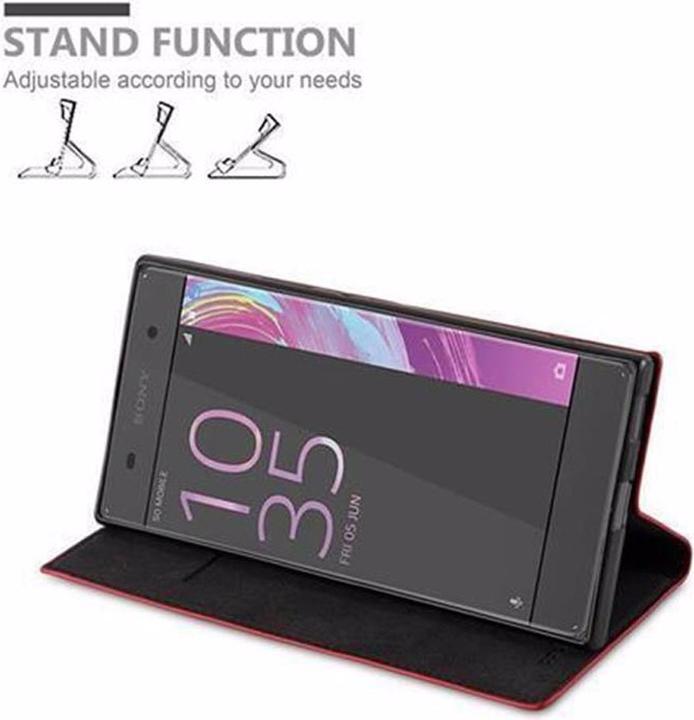 Actual product image Cadorabo Book Invisible Magnet Cover (Sony Xperia XA)