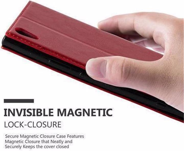Actual product image Cadorabo Book Invisible Magnet Cover (Sony Xperia XA)