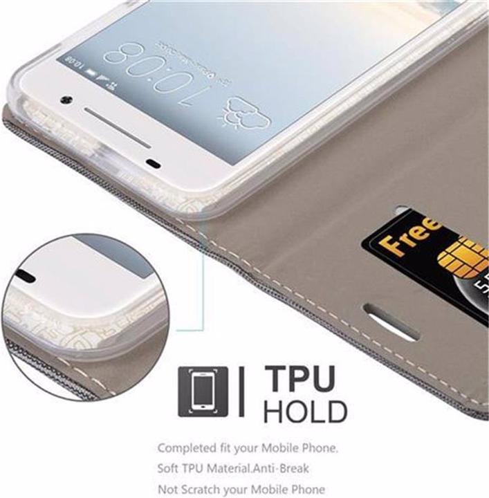 Actual product image Cadorabo Book Jeans Optics Cover (HTC One A9)