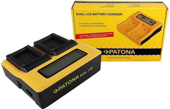 Actual product image Patona Sony NP-BX1 Dual LCD (Camera battery charger)