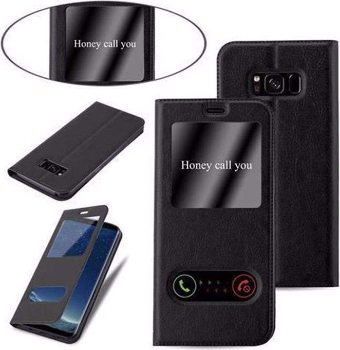 Produktbild Cadorabo Book mit View Doppelfenster Cover (Samsung Galaxy S8+)