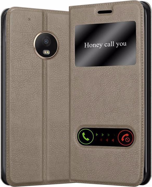 Produktbild Cadorabo Book mit View Doppelfenster Cover (Motorola Moto G5 Plus)