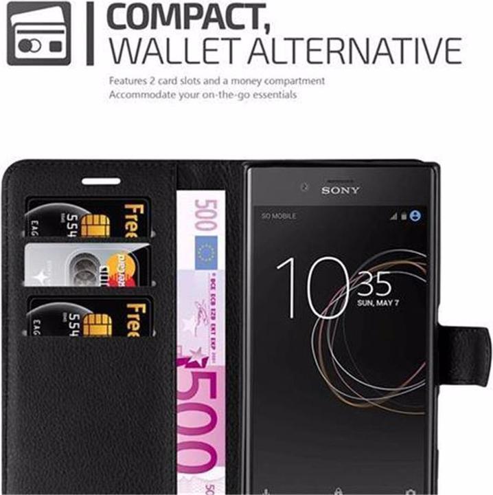 Actual product image Cadorabo Book with stand function cover (Sony Xperia XZ)