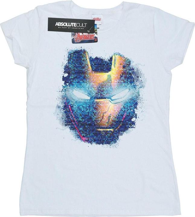 Produktbild Iron Man Distressed Head TShirt (S)