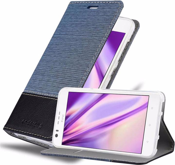 Image du produit Cadorabo Couverture look jeans Book (HTC Desire 10 Style de vie, HTC Desire 825)