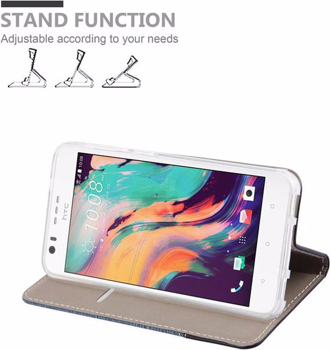 Image du produit Cadorabo Couverture look jeans Book (HTC Desire 10 Style de vie, HTC Desire 825)