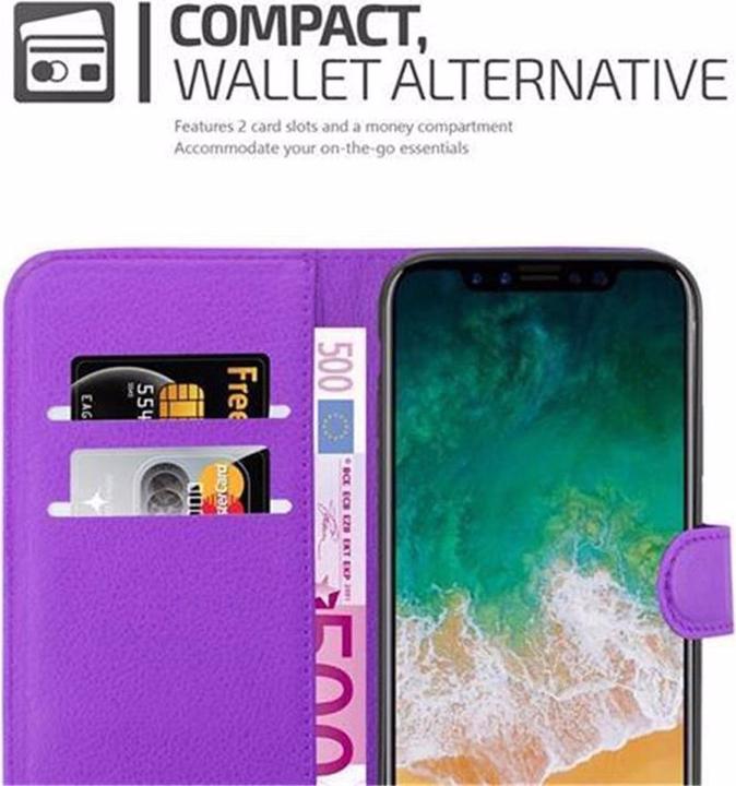 Produktbild Cadorabo Book mit Standfunktion Cover (Apple iPhone X)