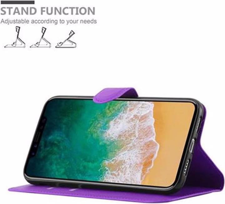 Produktbild Cadorabo Book mit Standfunktion Cover (Apple iPhone X)