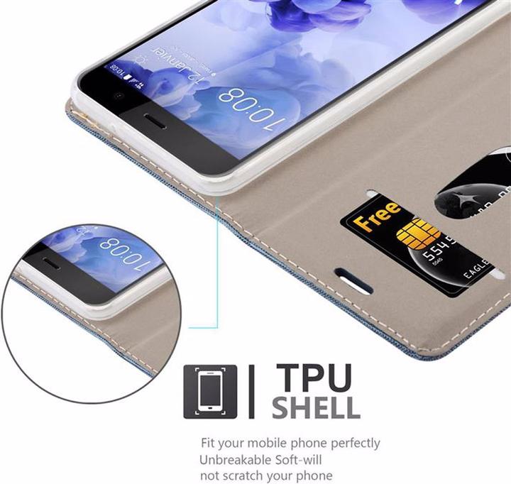 Productafbeelding Cadorabo Boek Jeans Optiek Cover (HTC U Play)