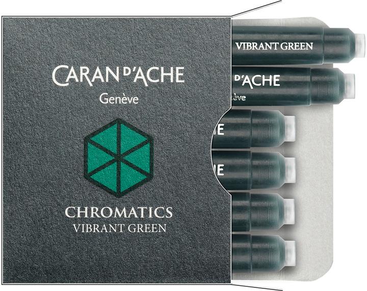 Caran d'Ache Chromatics Tintenpatronen (cartouches d'encre, Vert)