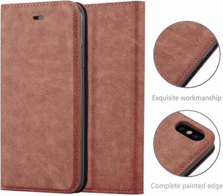Produktbild Cadorabo Book Invisible Magnet Cover (Apple iPhone X, Apple iPhone XS)