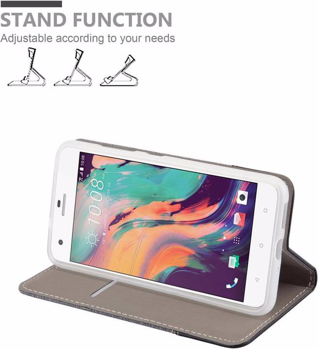 Actual product image Cadorabo Book Jeans Optics Cover (HTC Desire 10 Pro)