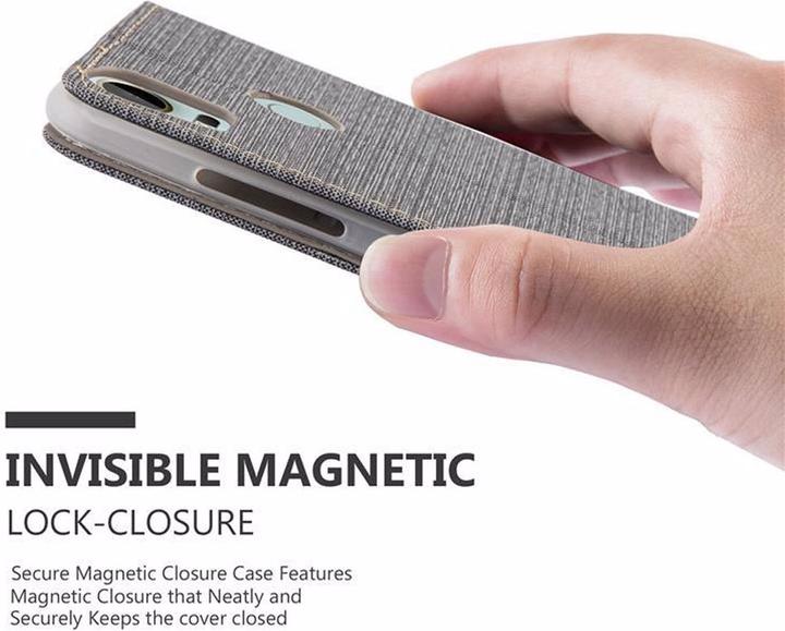 Actual product image Cadorabo Book Jeans Optics Cover (HTC Desire 10 Pro)