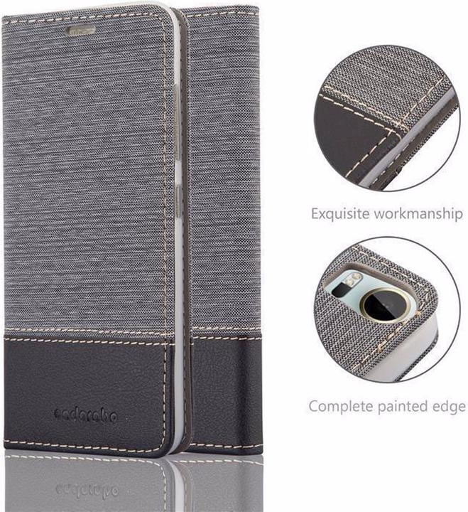 Actual product image Cadorabo Book Jeans Optics Cover (HTC Desire 10 Pro)